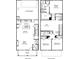 Detailed floor plan showcasing the layout of the home's first and second floors, including room dimensions at 4680 Hemingway Trl, Cumming, GA 30041