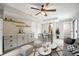 Spacious living room with stylish wet bar and additional seating area for entertaining at 315 Mckees Rock Ln, Lawrenceville, GA 30044