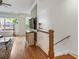 This living room features hardwood floors, neutral paint, and crown molding at 5523 Glenridge Ne Park, Atlanta, GA 30342