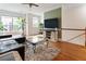 Inviting living room with hardwood floors, large windows, and comfortable seating area at 5523 Glenridge Ne Park, Atlanta, GA 30342