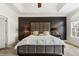 This is a beautiful main bedroom with modern decor, neutral colors, and plenty of space at 5523 Glenridge Ne Park, Atlanta, GA 30342