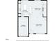 First floor plan showing kitchen, dining area, living room, and garage layout with dimensions at 1711 Taynton Cir, Kennesaw, GA 30152