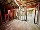 Unfinished basement with exposed framing and ductwork, ready for customization at 25 Derby Dr, Hiram, GA 30141
