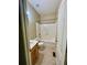 Standard bathroom featuring a single sink vanity and a shower-tub combination at 25 Derby Dr, Hiram, GA 30141