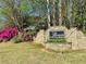 Stone entrance sign for Lexington Farms, showcasing landscaping and community pride at 25 Derby Dr, Hiram, GA 30141