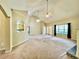 Bright living room with vaulted ceilings, fireplace, and abundant natural light at 25 Derby Dr, Hiram, GA 30141