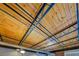 Unique ceiling features wood beams and metal supports for an industrial-chic look at 1133 Church St # 6, Covington, GA 30014