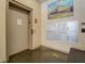 Hallway by elevator features mailboxes, seating, and modern decor at 1133 Church St # 6, Covington, GA 30014
