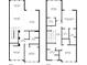 Detailed floor plan showcasing the layout of a two-story home, including room dimensions and features at 383 Pratt Se Dr # 506, Atlanta, GA 30315