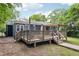 Inviting backyard with a spacious deck, perfect for outdoor dining and entertaining in a serene setting at 1222 Crestwood Se Dr, Atlanta, GA 30316