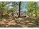 The backyard features a deck and lawn, partially shaded by mature trees, offering a serene retreat at 3417 Glen Rd, Decatur, GA 30032
