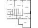 Basement floorplan featuring recreation room, billiard room, storage, and bedroom at 3803 Mill Creek Ct, Atlanta, GA 30341