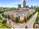 Aerial view of the community, highlighting building architecture and manicured landscaping at 400 17Th Nw St # 1315, Atlanta, GA 30363