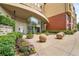 Attractive building entrance with well-maintained landscaping, spherical planters, and welcoming architectural design at 400 17Th Nw St # 1315, Atlanta, GA 30363