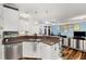 Bright kitchen with stainless steel appliances, breakfast bar, and open to the living area at 400 17Th Nw St # 1315, Atlanta, GA 30363