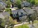 Aerial view of the charming house and its well-manicured surroundings at 9988 Devonshire St, Douglasville, GA 30135