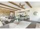Beautiful open space showcasing the living room, kitchen, and dining area at 4496 Sardis Church Rd, Buford, GA 30519