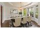 Beautiful dining room with elegant decor, setting the stage for delightful meals at 550 Vinings Springs Se Dr, Smyrna, GA 30126