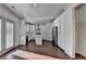 Modern kitchen with white cabinets, stainless steel appliances, and a center island at 2272 Misty Brook Ct, Buford, GA 30519