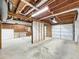 This garage has room for two cars and has an additional space for a workbench at 1004 Westminister Ct, Woodstock, GA 30188
