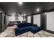 Immersive home theater room with plush seating and modern projector for an ideal entertainment experience at 202 Carrington Estates Ct, Woodstock, GA 30188