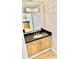 Bathroom with a vanity, stylish mirror and modern fixtures at 2479 Ne Peachtree Ne Rd # 1112, Atlanta, GA 30305