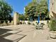 Spacious patio with outdoor seating, umbrellas and grill perfect for entertaining and relaxing at 2479 Ne Peachtree Ne Rd # 1112, Atlanta, GA 30305