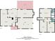 Floor plan showing layout of both floors with living room, kitchen, bedrooms, and bathrooms at 484 Aberdeen Dr, Stonecrest, GA 30083