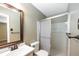 Well-maintained bathroom featuring a walk-in shower and modern fixtures at 4350 Bonaparte Dr, Tucker, GA 30084