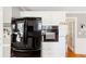 Modern kitchen showcasing stainless steel appliances and built-in wall oven at 1834 Kimberly Sw Dr, Marietta, GA 30008