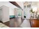Open-concept living area with hardwood floors, high ceilings, and large windows at 4030 Muirfield Ln, Marietta, GA 30068