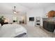 Wide angle view of the main bedroom with ensuite bathroom and sitting area at 4030 Muirfield Ln, Marietta, GA 30068