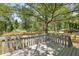 Wooden deck surrounded by lush greenery, offering a peaceful outdoor retreat at 1545 Orlando Sw St, Atlanta, GA 30311