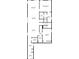 Detailed floor plan showcasing the layout of the first floor, including the living room and primary bedroom at 2617 Cacao Sq, Acworth, GA 30101