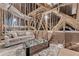 Unfinished attic area is perfect for storage, a ' play area, or converting to a bonus room at 3220 Montebello Pkwy, Cumming, GA 30028