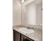 Elegant bathroom vanity with granite countertops and modern fixtures at 637 Sunflower Dr, Canton, GA 30114
