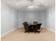 Finished basement area featuring a round table with four chairs, great for game night at 519 River Estates Pkwy, Canton, GA 30115