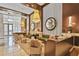 Lobby area has modern decor with comfortable seating and a reception desk at 1820 Peachtree Nw St # 1008, Atlanta, GA 30309