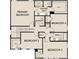 Second story home floor plan with labeled bedrooms and bathrooms at 2117 Boxwood Se Cir, Conyers, GA 30094