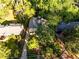 Aerial view of a well-maintained home with lush greenery, neighborhood, and a private backyard at 2287 Armand Ne Rd, Atlanta, GA 30324