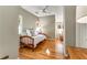 Bedroom featuring hardwood floors and natural light from multiple windows at 2287 Armand Ne Rd, Atlanta, GA 30324