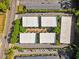 Aerial view showcases the community layout, landscaping, and convenient parking at 1200 Virginia Ct # 101, Atlanta, GA 30306