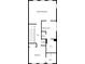 Detailed floor plan showcasing the layout of the upper level with bedrooms, bathrooms, and closets at 1200 Virginia Ct # 101, Atlanta, GA 30306