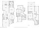 Detailed floor plan showcasing layout of first and second floors, and basement at 1228 Dunwoody Walk, Atlanta, GA 30338
