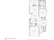 Layout of the 1st floor showing the kitchen, garage, dining room, and other features at 1228 Dunwoody Walk, Atlanta, GA 30338