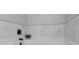 Bathroom features a modern soaking tub with sleek black fixtures at 217 Lamb Rd, Moreland, GA 30259