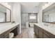 Luxurious bathroom features dual vanities, a large shower, and a soaking tub at 10265 Grandview Sq, Johns Creek, GA 30097