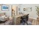 Well-appointed office with a large wooden desk and comfortable seating area at 10265 Grandview Sq, Johns Creek, GA 30097