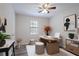 Bright office space with stylish decor, modern desk, and comfortable seating at 842 Brighton Dr, Lawrenceville, GA 30043