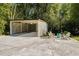 Backyard carport with plenty of space and an outdoor seating area at 937 E Rock Springs Ne Rd, Atlanta, GA 30306